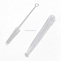 Injecteur de marinade en silicone pour dinde avec aiguille et brosse, silicone de qualité alimentaire, système de saignée facile à utiliser pour des rôtis juteux