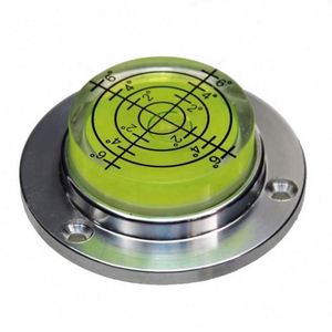 REALMAX Metall-Wasserwaage mit Blasen, Runde Universelle Metall-Wasserwaage mit Flansch - Product Image 3