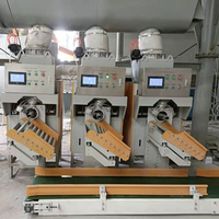 Machine d'emballage semi-automatique pour poudre sèche, ensacheuse de sacs à valve 10-50 kg pour le remplissage rapide et quantitatif de poudre de ciment dans les sacs à valve