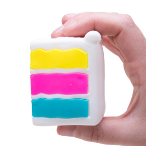 Éxito de Ventas Transfronterizo: Needoh de Schylling, Juguete Antiestrés de TPR con Forma de Pastel de Sándwich, para Apretar y Aliviar el Estrés - Product Image 4