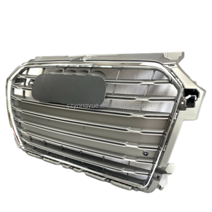 Grille de voiture Style S1 Grille avant de remplacement Noir brillant Chrome <span class=keywords><strong>A1</strong></span> Grille avant pour <span class=keywords><strong>Audi</strong></span> <span class=keywords><strong>A1</strong></span> 2016 2017 <span class=keywords><strong>2018</strong></span> - Product Image 6
