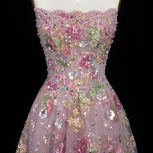 Robe de bal Sharon Said SS460, robe de soirée élégante, robe de soirée à volants, robe décorée de fleurs pour <span class=keywords><strong>occasions</strong></span> spéciales, vente en gros - Product Image 4