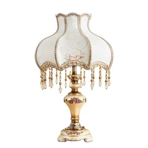 Elegan Vintage Lampu Kamar Tidur Lampu Meja