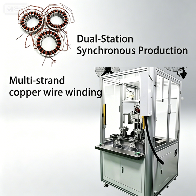 High Precision Automatic Stator Winding Machine for Drone & RC Model Brushless Motors
