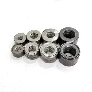 Écrous ronds soudés en acier au carbone, métriques, taille personnalisable, grade A B, niveau 4.8, couleurs authentiques, équipement de communication - Product Image 1