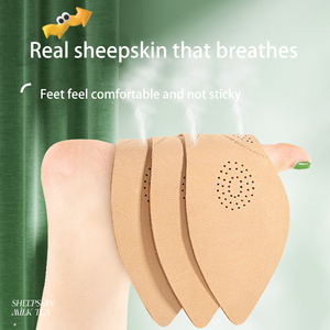 Vente en gros de semelles intérieures en peau de mouton véritable semelle intérieure en feuille d'éponge pour <span class=keywords><strong>pieds</strong></span> <span class=keywords><strong>nus</strong></span> semelles intérieures en <span class=keywords><strong>cuir</strong></span> pour chaussures à insert épais tapis quantité minimale de commande 1 paire - Product Image 3