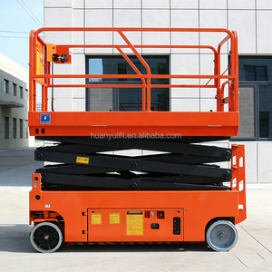 Platform Kerja Udara 320kg Self Propelled Hydraulic <span class=keywords><strong>Scissor</strong></span> <span class=keywords><strong>Lift</strong></span> Platform Table 10m Electric <span class=keywords><strong>Scissor</strong></span> <span class=keywords><strong>Lift</strong></span> <span class=keywords><strong>Truck</strong></span> - Product Image 1