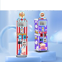 Distributeur automatique de pop-corn multi-saveurs au caramel frais miniature entièrement automatique de grande capacité Smart Street
