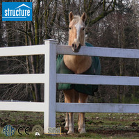 Panneaux modulaires extensibles pour système de devanture stable en PVC pour kit d'extension de stalle et clôture pour chevaux en PVC