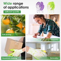 Gants de jardinage durables en mousse de latex enduite, résistants aux perforations et imperméables, pour le désherbage, le creusement et la plantation – Vente directe usine