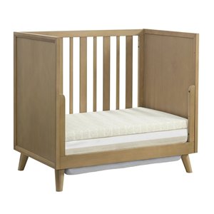 Factory Wholesale Eco-friendly Multifunctional Solid Wood Crib Pine <strong>Baby</strong> Bed <strong>Cradle</strong> Splicing Big Bed European American Style - Product Image 5
