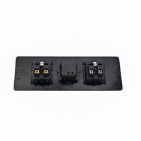 Toma de corriente de aluminio para muebles, escritorio de conferencias, toma de corriente oculta, toma de corriente empotrada, toma Usb tipo C