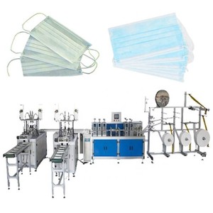 Totalmente automática 3ply no tejido mascarilla médica fabricante de la máquina - Product Image 3