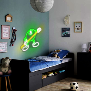 Billiards Neon Sign <b>Lights</b> Custom Multi-Color <b>Remote</b> <b>Control</b> <b>Wall</b> Mountable Baby Gift Home Party Car Companies Event Decor - Product Image 3