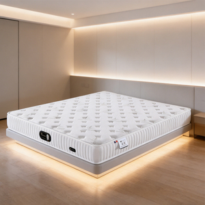 Colchón Híbrido Moderno Enrollado Comprimido con Muelles Ensacados y <span class=keywords><strong>Espuma</strong></span> Viscoelástica, Firmeza Suave, 22cm <span class=keywords><strong>de</strong></span> Grosor, <span class=keywords><strong>para</strong></span> Uso en Dormitorios <span class=keywords><strong>de</strong></span> Villas - Product Image 2
