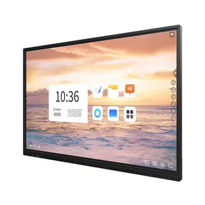 Hot Sales 55 65 75 86 Inch Interactive Flat Panel 4k Multi Touch Screen Smart Board For Conference Or Educational Equipment