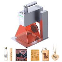 Mini grabador láser portátil, máquina de grabado láser acrílico para joyería de mano de Metal, máquina láser de grabado de madera portátil