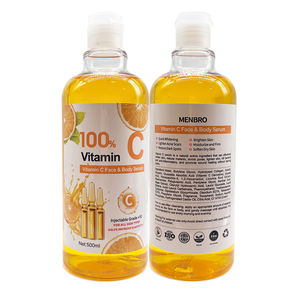 เซรั่มวิตามินซีลดเลือนริ้วรอย OEM ผลิตภัณฑ์ส่วนตัว สำหรับผิวหน้าและผิวกาย ช่วยเติมความชุ่มชื้น ลดเลือนฝ้า กระ จุดด่างดำ ผิวขาวกระจ่างใส ขนาด 500 มล. - Product Image 1