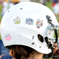 Hojas de Pegatinas de Cristal con Diseño de Foca, Adhesivos Decorativos Transparentes de PVC, Resistentes al Agua, para Álbumes de Recortes, Diarios y Planners