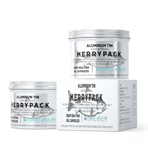 Frasco fuerte de aluminio para sellado de alimentos, cápsula de aceite de pescado, medicina, 250ml - Product Image 5