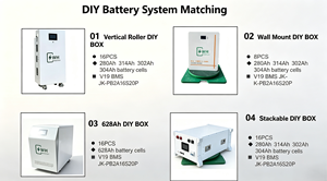 Caja de Batería DIY de 51.2V 280ah 300Ah 314Ah 16kWh, Apta para JK-PB2A16S20P(V19)+ Placa BMS, Pantalla LCD Táctil - Product Image 3
