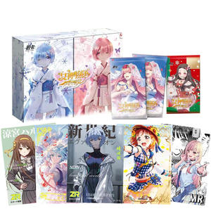 52 diseños Anime juego Video diosa historia naipes Sexy Anime chicas colección tarjeta Cool hermosa chica Cosplay tarjeta dorada - Product Image 6
