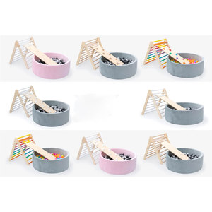 XIHA Montessori Toddler Splash Play Set Gimnasio Marco de escalada de madera Pickler Triangle Set Escalada Juguetes <span class=keywords><strong>Triangulo</strong></span> Piklers Proveedor - Product Image 3