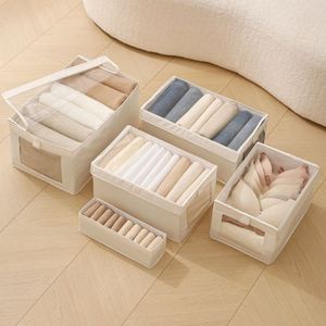 New Household <b>Wardrobe</b> Clothes Organizer Foldable Oxford Fabric Closet Storage <b>Box</b> for Clothes with Lid - Product Image 4