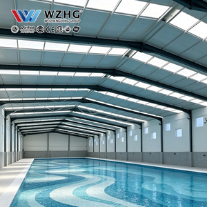 Bâtiments sportifs aquatiques préfabriqués avec structures en acier pour les séances de natation des clubs et la mise en valeur de la condition physique communautaire - Product Image 1