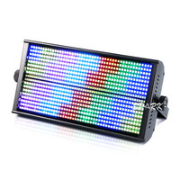 Projecteurs de scène à LED RGB blancs haute puissance 1000W, effet stroboscopique et blinder, 10 pièces avec flight case, clignotants