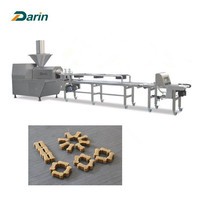 Ligne de production automatique de biscuits pour animaux de compagnie, machine d'extrusion à froid pour friandises à mâcher pour chiens, pour usine d'aliments pour animaux