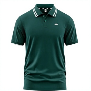 Camisetas Polo 2027 para Hombre, Nueva Moda, Manga Corta, Tejidas, Verano, Servicios OEM, 100% Algodón, 220 GSM, Secado Rápido, Servicio OEM Personalizado - Product Image 3