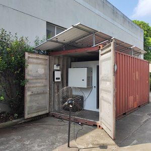 Congélateur mobile à panneaux solaires <span class=keywords><strong>16</strong></span> panneaux, chambre froide alimentée à l'énergie solaire de <span class=keywords><strong>20</strong></span> pieds pour le stockage de poissons, de viande, de fruits, de légumes et de glace - Product Image 3