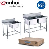 Table de travail pliante en acier inoxydable pour restaurant, pour cuisine