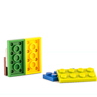 Plaques de construction plates 2x4 en plastique ABS, pièces détachées multicolores, vente en gros, référence 3020