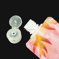 Emballage de voyage portable pour liquides personnalisés Bouchon à rabat Buse debout Sac à presser Shampooing Poche à bec cosmétique 30ml 50ml 100ml