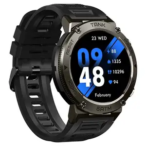 In Stock KOSPET TANK T1 Pro Outdoor Smartwatch Bt Music Pedometer Sports Smart Watch Bt Call Dial Bracelet For Men