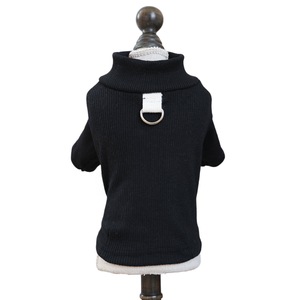 Ropa para mascotas, camiseta interior con collar Love, camisa de capa base de poliéster negra para perros pequeños y medianos, gatos, para las cuatro estaciones - Product Image 5
