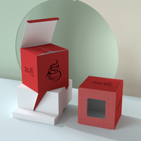 Boîtes d'emballage cadeau en gros pour tasses à café avec design personnalisé, boîtes en papier pour mugs avec fenêtre transparente