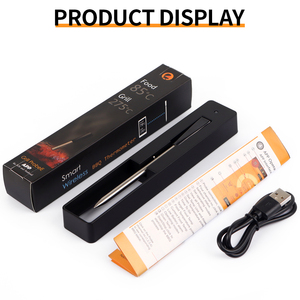 Nouveauté Thermomètre alimentaire de cuisine rechargeable par USB Mini thermomètre de <span class=keywords><strong>barbecue</strong></span> sans fil <span class=keywords><strong>Sonde</strong></span> en acier inoxydable - Product Image 6