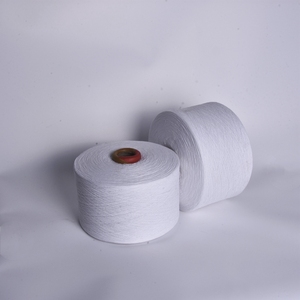 직접 공장 표백 흰색 재활용 재생 혼합 면화 원사 - Product Image 3