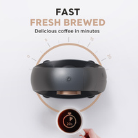Mini cafetière à filtre automatique Q, machine à café Americano pour usage domestique