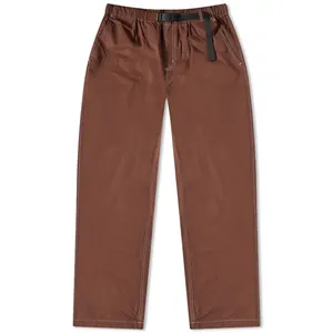 Pantaloni in nylon da uomo Relax fit con cintura in vita con pantaloni personalizzati con cuciture a contrasto