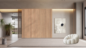 <span class=keywords><strong>Parquet</strong></span> insonorisé pierre écran chaud Flexible <span class=keywords><strong>acoustique</strong></span> étanche Lambrin grain de bois panneau mural cannelé pour la décoration de la maison - Product Image 3