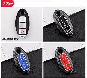 เคสกุญแจรีโมทรถยนต์ฝาครอบป้องกันสำหรับ <span class=keywords><strong>Nissan</strong></span> <span class=keywords><strong>X</strong></span> <span class=keywords><strong>Trail</strong></span> T32 Rogue Patrol Murano htrail Maxima Altima SENTRA Qashqai - Product Image 5