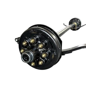 Eje de Remolque con Frenos Eléctricos - Fácil Engrasado - Patrón de Pernos <span class=keywords><strong>8</strong></span> sobre 6-1/2 - 7,000 Libras - Product Image 1
