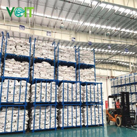 Étagère de stockage en acier de taille personnalisée, démontable, empilable, avec revêtement en poudre, pour entrepôt