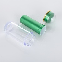 Vente en gros populaire Sortie d'usine 30ml 45ml Fabrication transparente Bouteille en plastique Bouteille de vitamine Bouteille de capsule avec double couvercle
