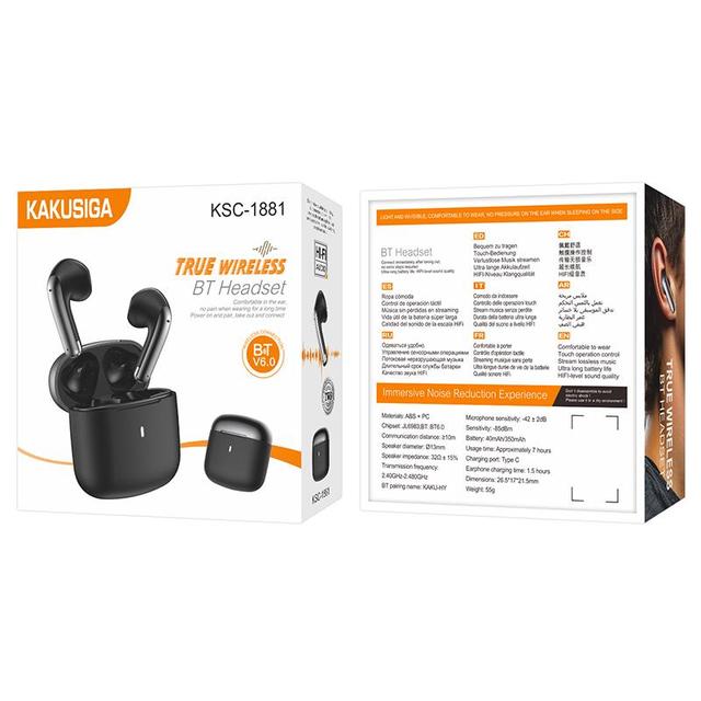 KAKUSIGA Best Selling Earphones Auricular Audifonos Wireless Stereo Headset Tws Sport Tws Bt 6.0 Earphones Headphone