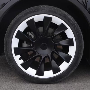 Costume pour Tesla Model Y Kit d'accessoires extérieurs RimCase Wheel Protector Rim case Enjoliveurs <span class=keywords><strong>Anneau</strong></span> <span class=keywords><strong>de</strong></span> <span class=keywords><strong>protection</strong></span> 21 "pour Tesla Model Y - Product Image 3